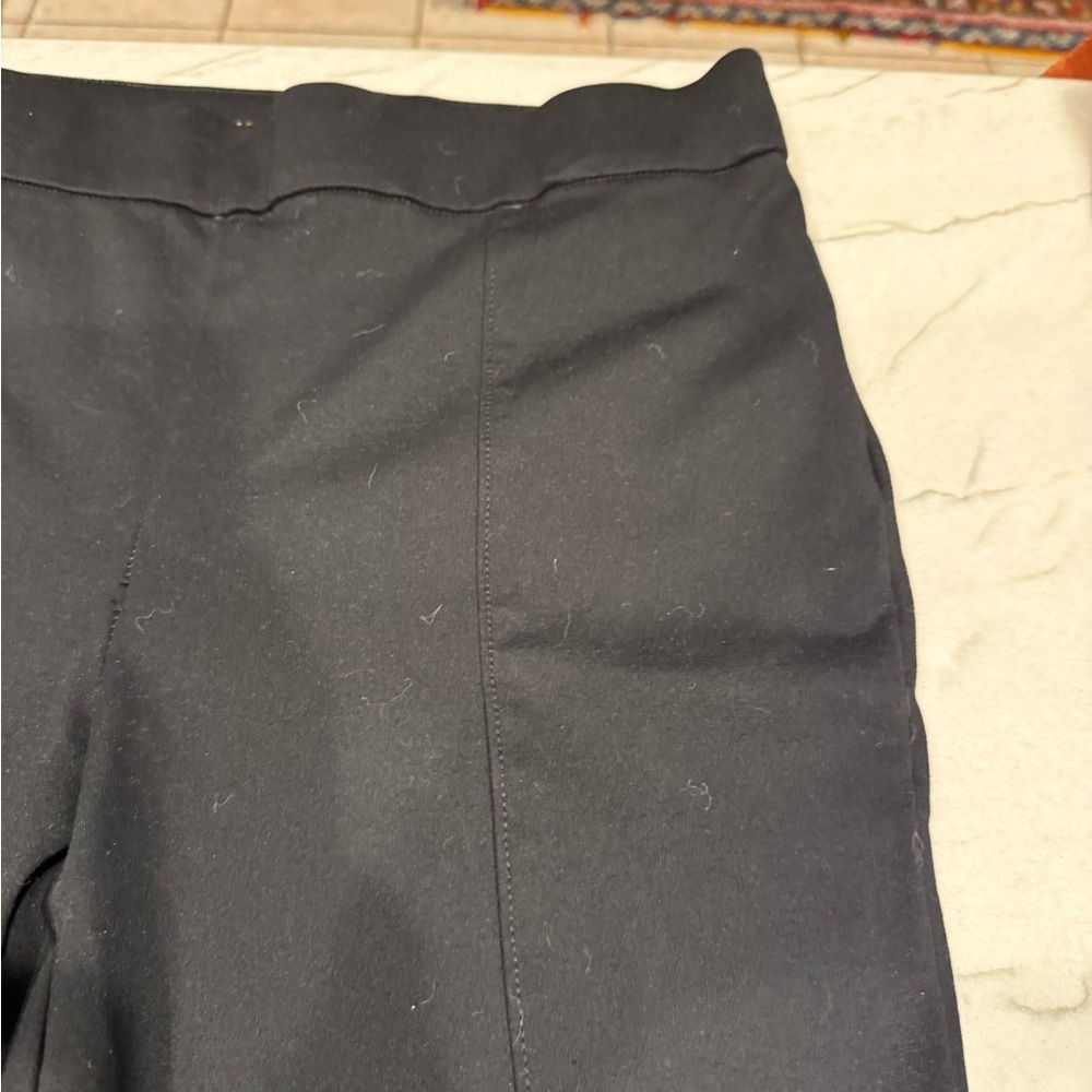 Anne Klein Black Pull On Ponte Riding Pants Stretch Comfort Waist XL - Picture 5 of 16